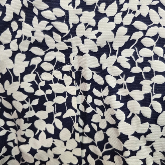 C. Wonder Christian Siriano Navy and Cream Floral Blazer Size 4 - Picture 4 of 7